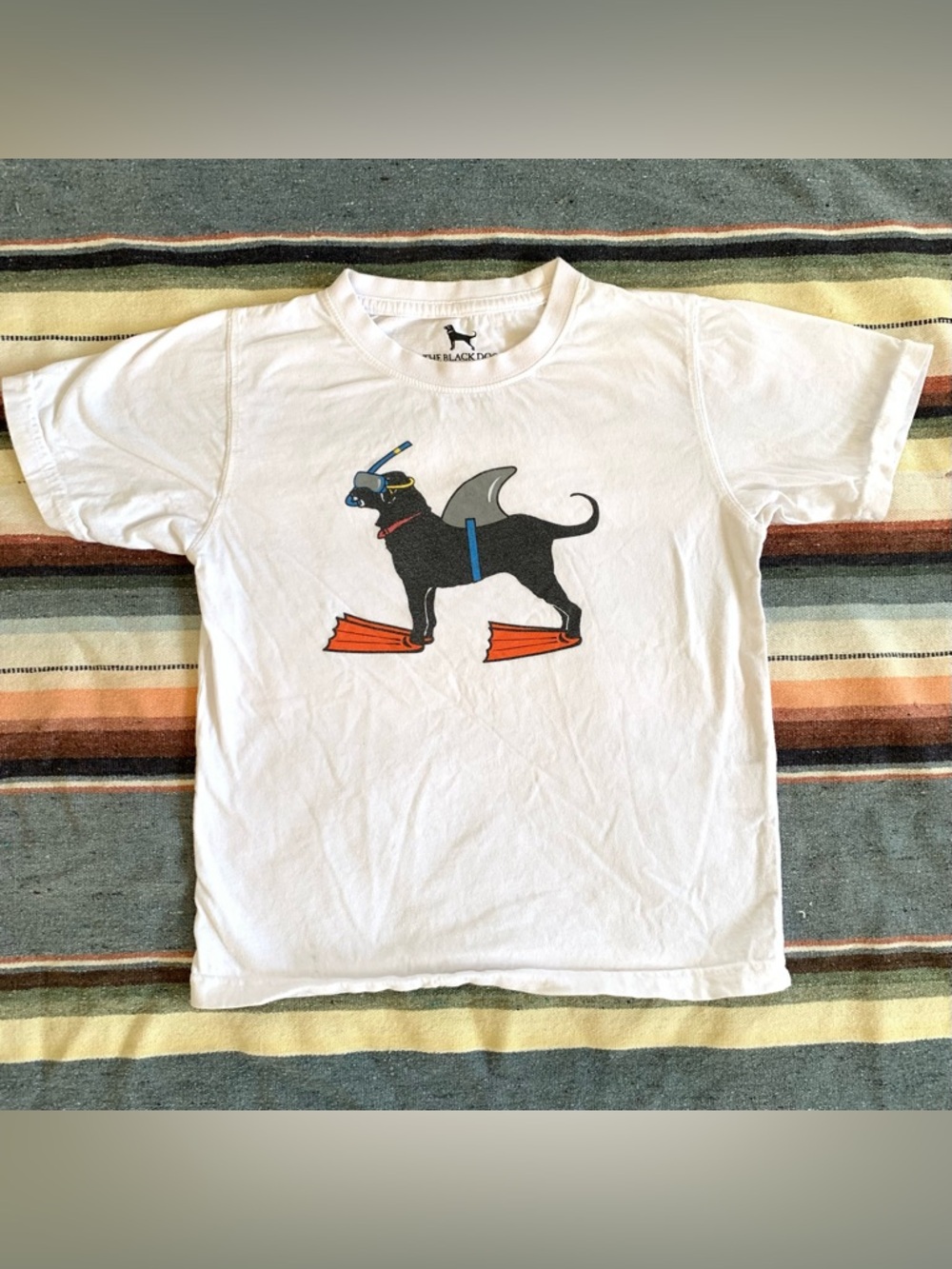 The Black Dog Kids Graphic Shirt XS 4T